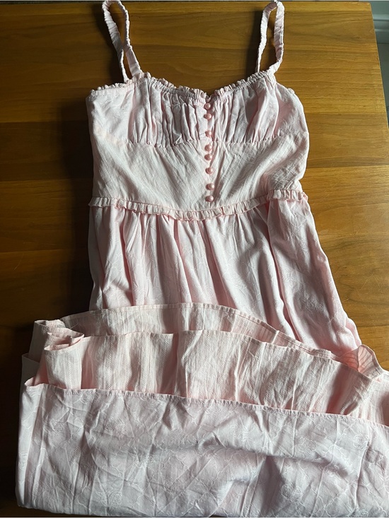 Commense Dresses & Skirts - Commense Pale Pink Ruffled Sundress